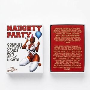 Naughty Party Couples Activity Cards for Spicy Nights - Red